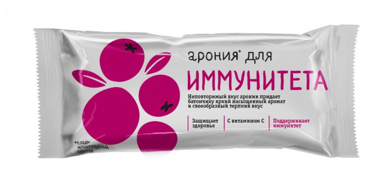 Леотон Батончик Арония для иммунитета 25г 12 мес 11,22р.