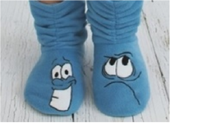 Угги эмоции синий