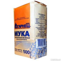 Мука Гарнец Пшеничная цельнозерновая 500г  37,00