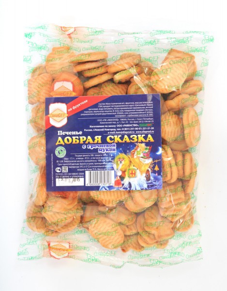 Печ ТМ СахарOFF Добрая сказка с гречневой мукой на фрукт 220г 6 мес .jpg