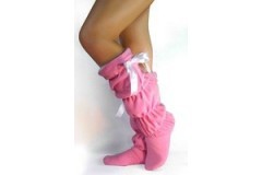 Домашние сапожки розовые