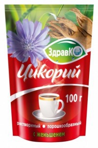 Цикорий ЗдравКо с Женьшенем ZIP 100г	64,05