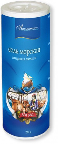 Соль Морская Атлантика Йод 250г солонка ТДС	24 мес	34,57