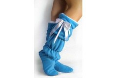 Домашние сапожки голубые