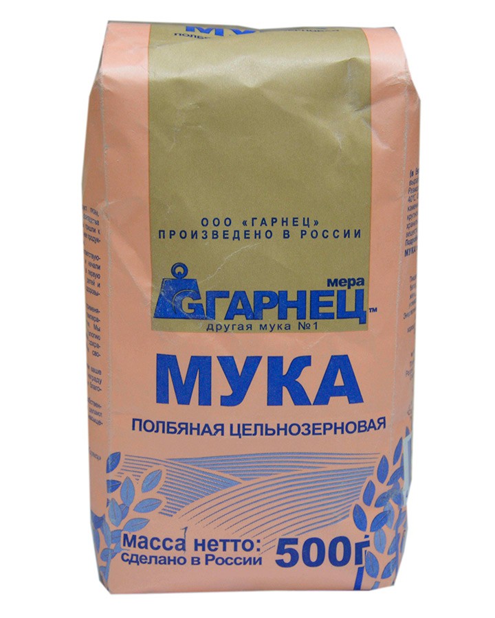 Мука Гарнец Полбяная 500 г 12 мес 89р