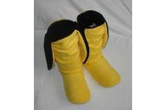 Тапки-зайцы желто-черный