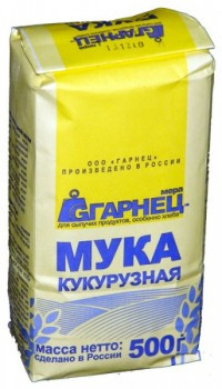 Мука Гарнец Кукурузная безглютен 500г 4 мес