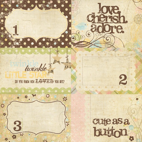 4X6 Journaling Card Element 1 12X12 Baby Steps Collection Paper enl.jpg