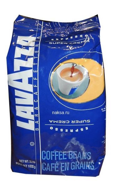    LAVAZZA COFFE BEANS espresso super crema 1 . 1960 .