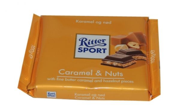  RITTER SPORT Caramel & Nuts , 100 . 170 .