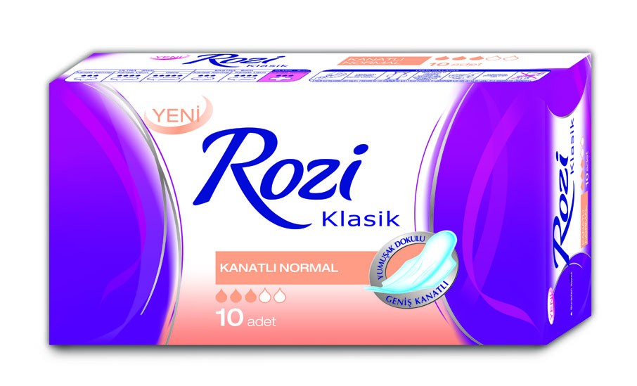 ROZI CLASSIC NORMAL PAD 10 x 24      35 .