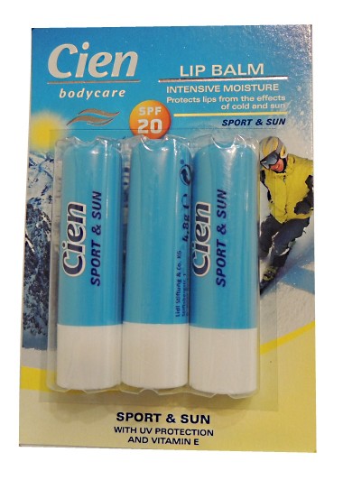    CIEN Lip Balm SPORT & SUN SPF 20, 3   .  300 .