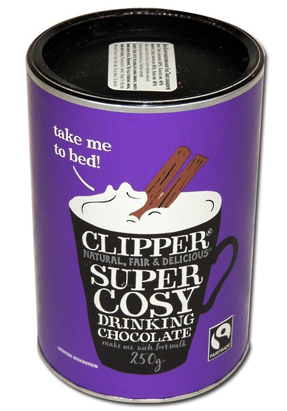  CLIPPER SUPER COSY Drinking Chokolate , 250 . 460 .