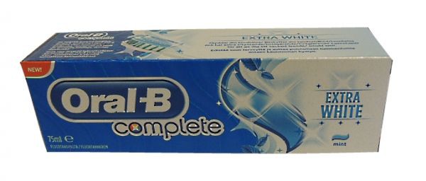   Oral-B COMPLETE Extra White mint, 75 .  240 .