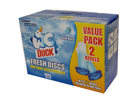          WC DUCK FRESH DISCS, 2 .  250 .