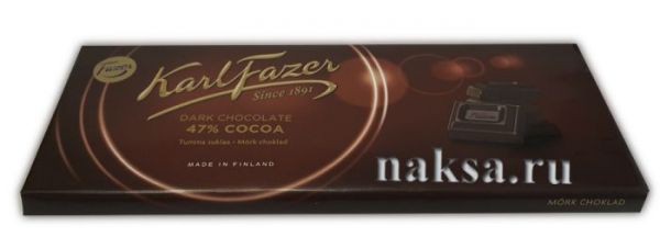  FAZER DARK CHOCOLATE 47% COCOA, 200 . 280 .