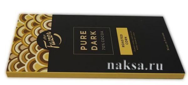  FAZER PURE DARK 70% COCOA ROASTED CORN, 95 . 250 .