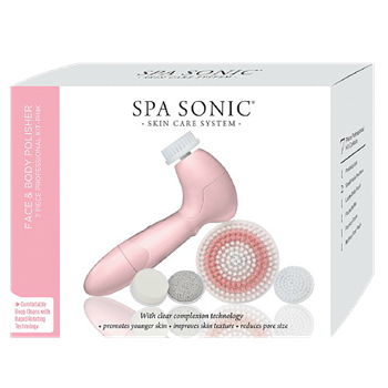 Spa Sonic 7 Piece Professional Kit Pink 3500