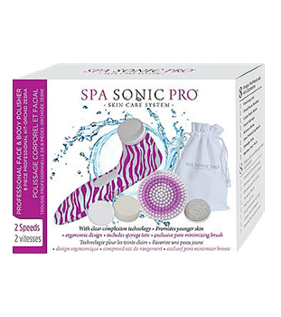 Spa Sonic Skin Care System Pro Orchid Zebra 4300