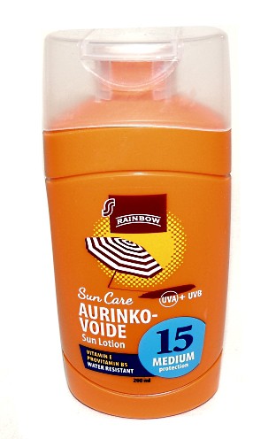   RAINBOW Sun Care AURINKO-VOIDE SPF 15, 200 .  530 .