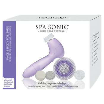 Spa Sonic 7 Piece Professional Kit Lavender 3500