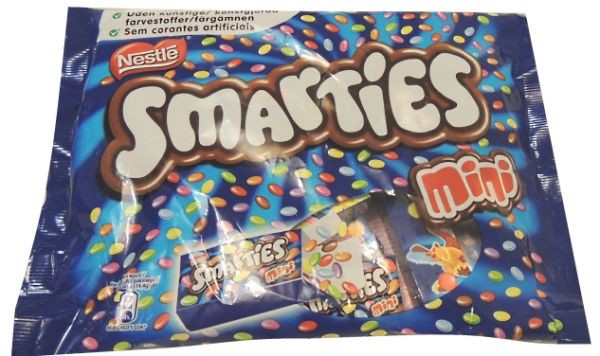 Nestle Smarties mini, 288 . 430 .