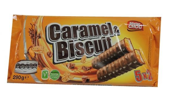   Mister CHOC CARAMEL & BISCUIT 5, 290 . 260 .