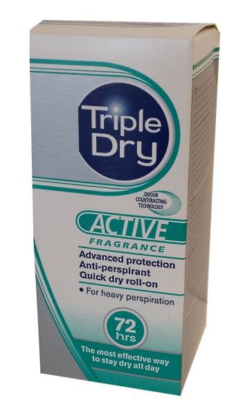  - TRIPLE DRY ACTIVE Fagrance 72  , 50 .  1000 .