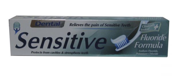   Dental sensitive White Flouride formula, 100 .  210 .