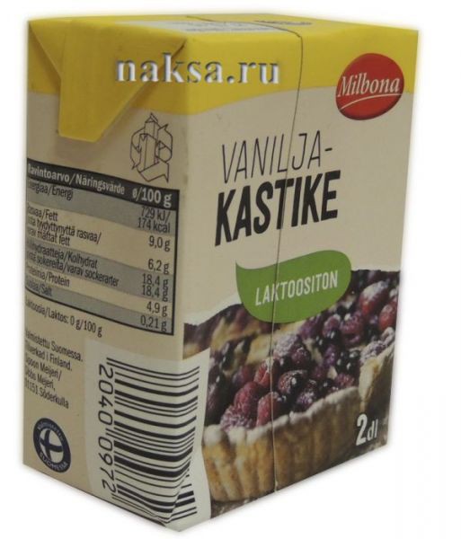      Milbona Vanilja-Kastike, 200 . 120 .