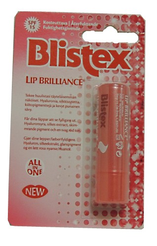    Blistex Lip Brilliance  SPF 15.  170 .