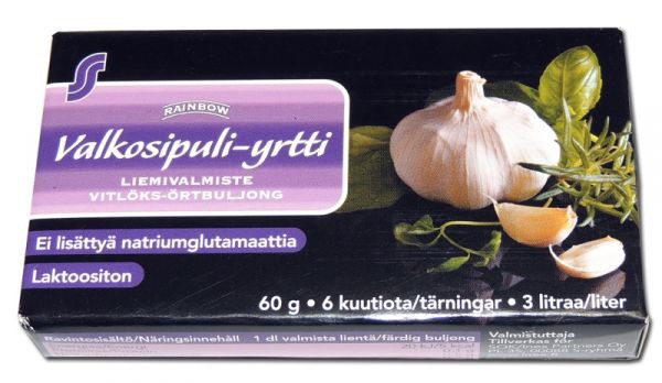      Rainbow Valkosipuli-yrtti 60  6   3 . 100 .