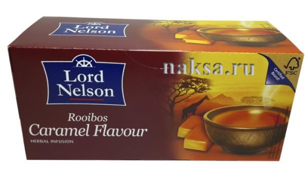  LORD NELSON Rooibos CARAMEL FLAVOUR, 25 . 170 .