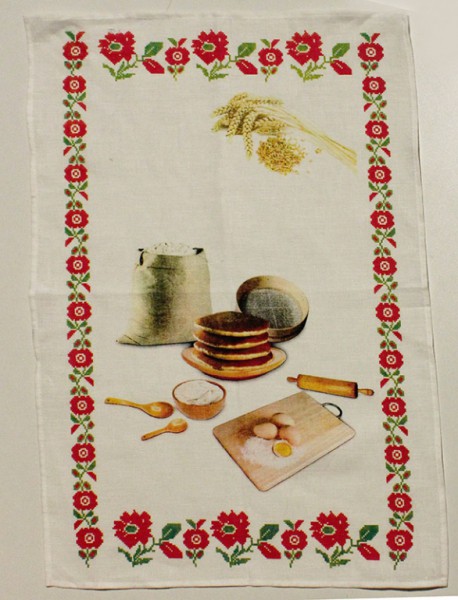 09С93-ШР-п.р. 50х70 Полотенце Блины. Лен100. 89,55 руб.jpg