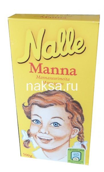   Nalle Mannasuurimoita Mannagryn, 500 . 170 .