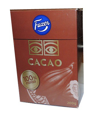 -   FAZER CACAO 100%, 200 . 250 .