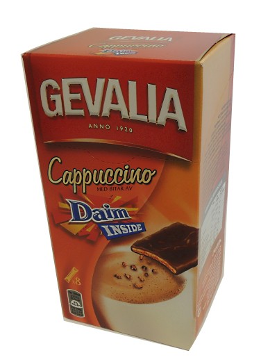    GEVALIA CAPPUCCINO DAIM INSIDE, 8 . 250 .