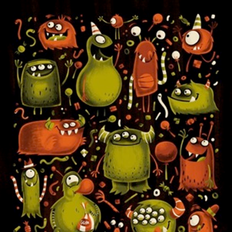Funny monsters. 395 .