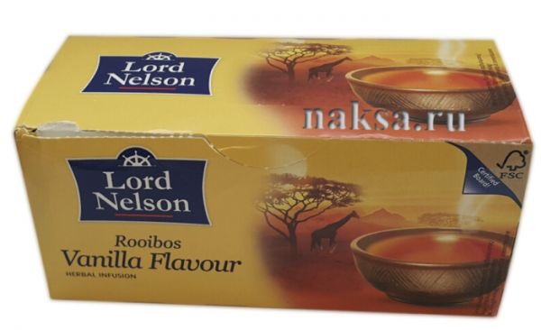  LORD NELSON Rooibos Vanilla Flavour, 25 . 200 .