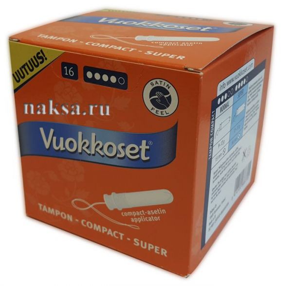    Vuokkoset Tampon-compact-super (4 ), 16 .  300 .