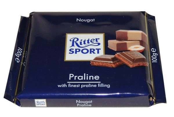  RITTER SPORT Praline , 100 . 170 .