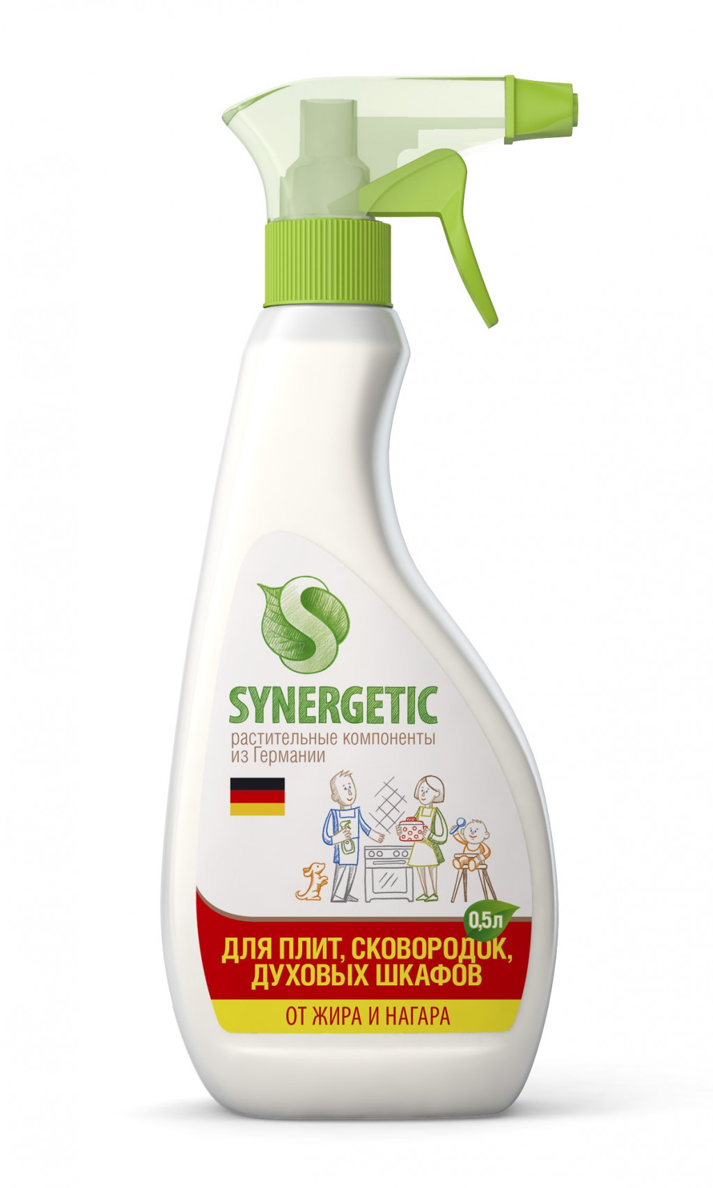 (439003) Synergetic средство чистящее для кухонных плит и поверхностей Спрей 500 мл - 166,08 руб.