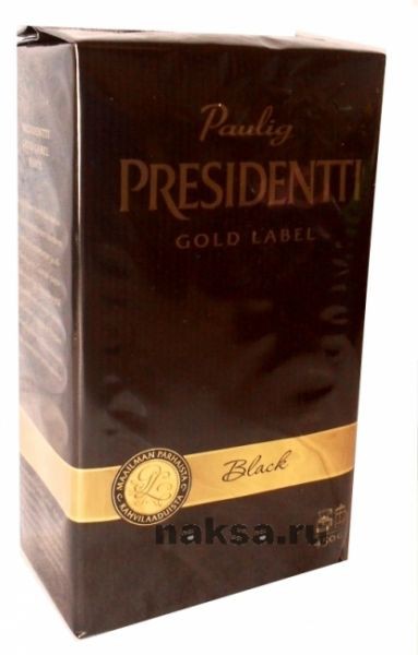   PRESIDENTTI GOLD LABEL Black 500 . 590 .