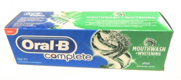   Oral-B COMPLETE Mouthwash+Whitening extreme mint, 75 .  240 .