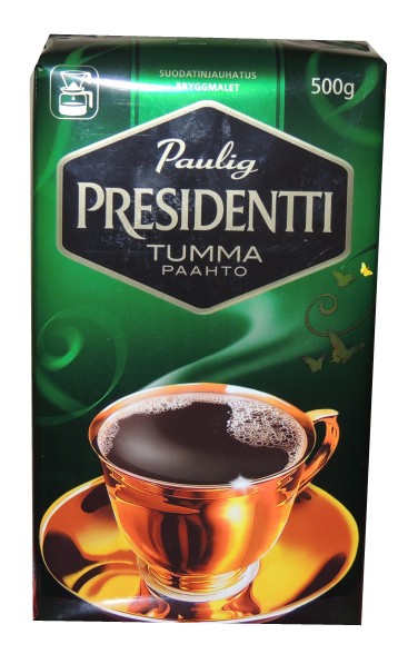   PRESIDENTTI Tumma 500 . 530 .