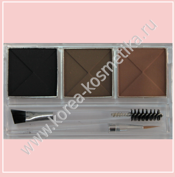 Подводка для бровей VOV-3 Shine brow liner cake type 8 g тон 1.PNG
