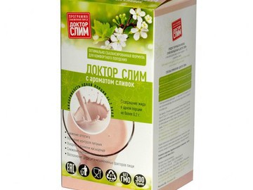 Коктейль Доктор Слим с ароматом сливок, 300 г., 16 порций.jpg
