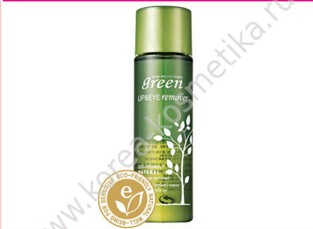 Жидкость д.снятия макияжа VOV Good-bye Eyepender Green lip&eye remover 100 ml.PNG
