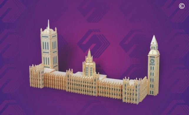 VGA.P125 Сборная деревянная модель Биг Бен 24,6х46,5х14 см. 262,8 руб.jpg