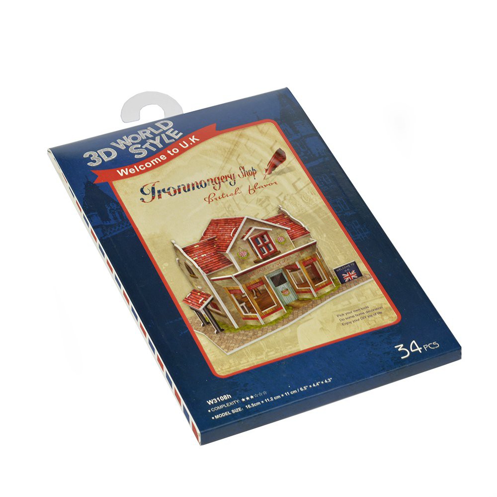 3D пазл Cubic Fun W3108h арт.КЛ.22895 Особенности Великобритании (Скобяная лавка) 16,5смх11,2смх11см. 325,51 руб.jpg